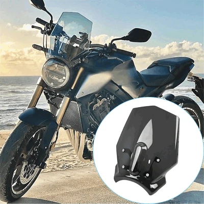 Front Wind Deflector Windshield WindScreen Kit For Honda CB650R CB 650R 2024+ Foto 1 de 4