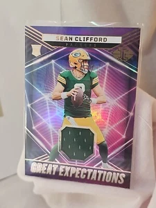 Patch Panini Illusions RC Grandi Aspettative 2023 Sean Clifford Packers - Foto 1 di 3