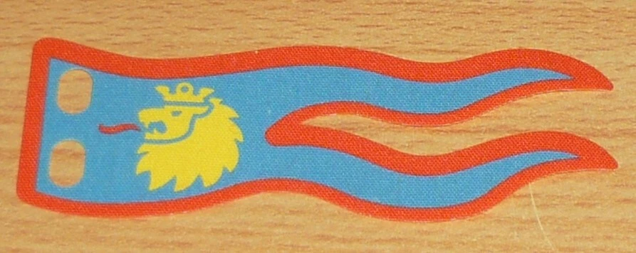 Lego Ritter 1 Fahne aus Set 10305 aus Stoff (einseitig bedruckt) 1 - Bild 1 von 1