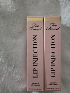 2x Too Faced Lip Injection Ultimate lip plumper Plumping Lip - Picture 1 of 1