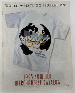 1995 WWF SUMMER MERCHANDISE CATALOG UNDERTAKER BRET HART DIESEL BEND-EMS - Picture 1 of 3