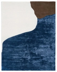 Moder Blue & Color Hand Tufted Rug For Any Room 6x9 ft Area Rug gifts & Decor - Picture 1 of 5