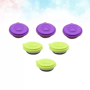  6 PCS Pet Food Storage Can Covers Silicone Lids Second Floor - Picture 1 of 12