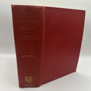 1956 Price’s Textbook Of The Practice of Medicine 9th Edition Oxford Medical - Picture 1 of 14
