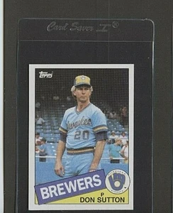 1985 Topps Don Sutton Milwaukee Brewers #729 ⭐️💥🎯 Mint - Picture 1 of 2