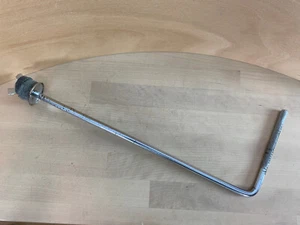 SLINGERLAND 16-Inch Fixed CYMBAL L-ARM Mount Holder Part 40s 50s 60s Vtg Chrome - Picture 1 of 6