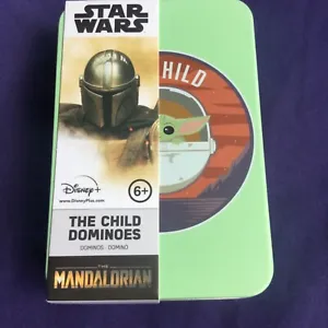 Official Star Wars The Child Mandalorian Dominoes Set New Sealed in Tin - Picture 1 of 2