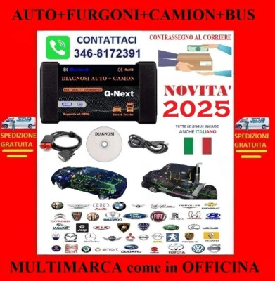 ⭐⭐⭐ DIAGNOSI AUTO MULTIMARCA PROFESSIONALE UNIVERSALE OBD LETTORE CODICI OBD2 ⭐⭐ - Immagine 1 di 4