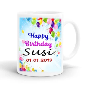 Fototasse Geburtstagstasse bedruckte Tasse Alter wählbar Lustig Geschenk Keramik - Bild 1 von 1