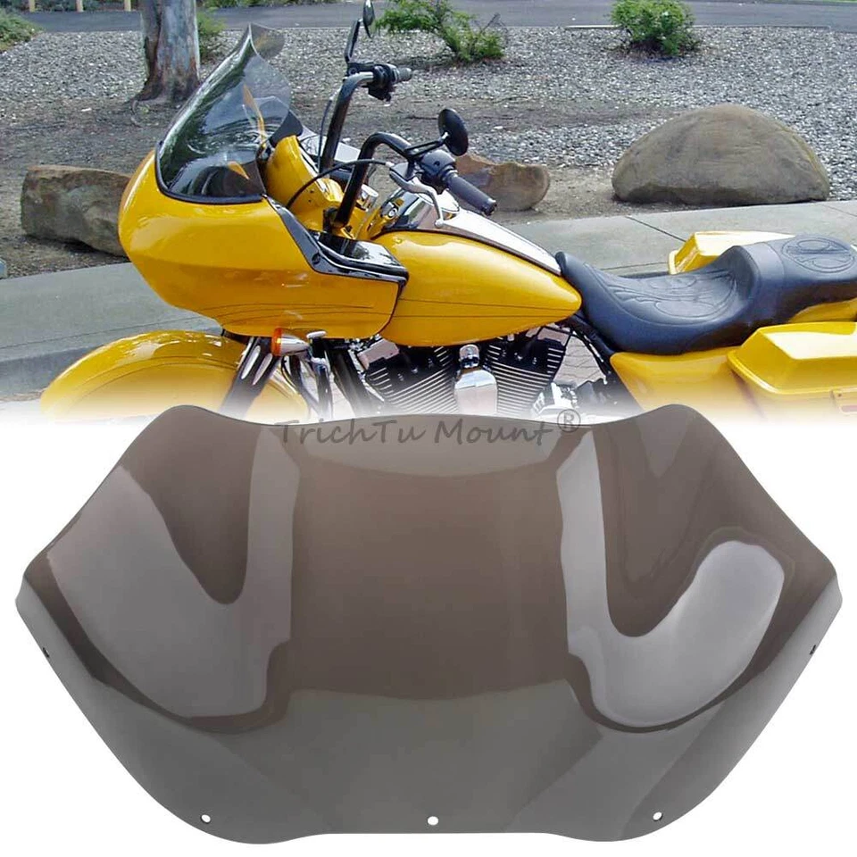 Parabrisas de 13" para Harley Touring Road Glide CVO FLTRSE FLTR Ultra 96-13 Foto 1 de 4
