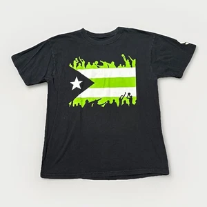 Vintage Glassjaw 2000s Flag Logo Alternative Metal Band Rare Y2K 90s Shirt Large - Bild 1 von 5