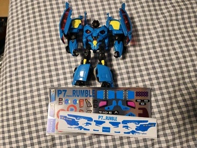 Transformers Prime Robots in Disguise Deluxe Rumble with Toyhax labels USED - Image 1 of 4