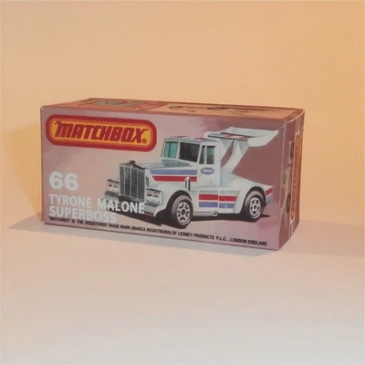 Matchbox Lesney Superfast 66g Kenworth Malone Super Boss Truck K Style Repro Box - Image 1 of 4