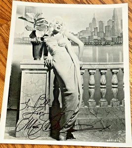 MAMIE VAN DOREN AUTOGRAPHED SIGNED 8x10" PHOTOGRAPH BLONDE BOMBSHELL #5 GLAMOR - Picture 1 of 3