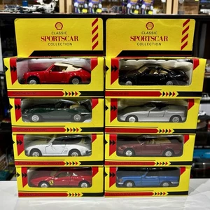 Shell Sportscar Collection Maisto Series 1 full set of 8 1990's ORIGINAL BOXED - Picture 1 of 13