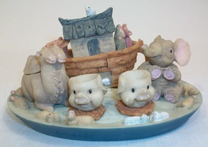 1994 Cherished Moments Arche Noah 11-teiliges Mini-Teeservice - Bild 1 von 17