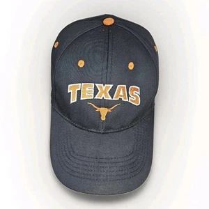 Texas Longhorn Embroidered Adjustable Black Hat/Cap - Picture 1 of 8