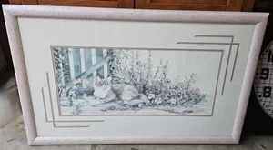 Imagen de gato enmarcada y enmarañada por Jodi Jensen Lazy Days - Imagen 1 de 9