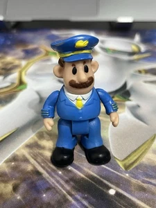 Keenway Big Steps Airline Pilot figure Action Figure Vintage 3” Rare People Who - Picture 1 of 4