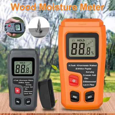 LCD Digital Wood Moisture Meter Tester For Firewood Paper Humidity Measuring - Image 1 of 4