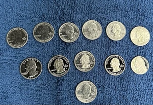 Variety West Point And Proof Quarters And 1978 Proof Nickel - Picture 1 of 9