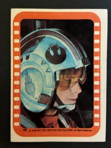 1977 Star Wars Stickers Series 5 #45 Combined Ship - Picture 1 of 2