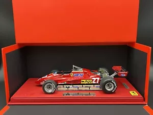 BBR 1/18 Ferrari 126C2 GP San Marino 1982 Gilles Villeneuve #27 P1894B Limited - Foto 1 di 24