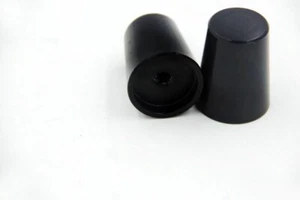 Empuñadura de billete negro manija izquierda y derecha extremos de barra para Yamaha Yzf600 Frz600 - Imagen 1 de 4