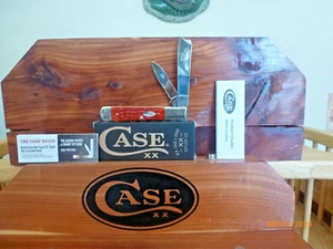 Case XX USA 2024 Dark Red Jig Razor Barlow 10766 Stars and Stripes Knife - NIB - Picture 1 of 10