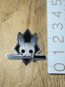 RABBIT Army Club STICKER Rabbit Metallic Sticker Army Decal Metallic Decal - Picture 1 of 1