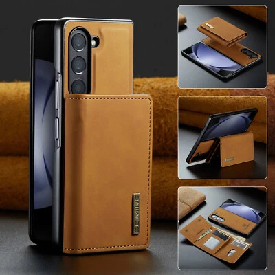 DG.Ming 2in1 Leather Wallet Case For Samsung Galaxy Z Fold5 Magnetic Split Cover - Image 1 of 4