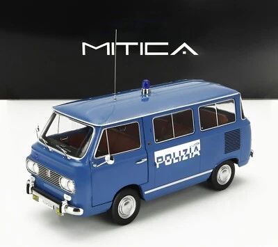 FIAT 850 FAMILIARE POLIZIA 1970 1/18 MITICA ; 201015-D - Immagine 1 di 2