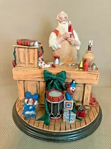 Rhoads Studio The Rockwell Heirloom Santa Collection "Santa's Workshop" (G43C) - Picture 1 of 12