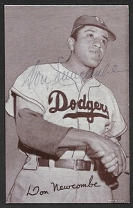 Don Newcombe DODGERS FIRMADO 3-3/8 x 5-1/4 AUTÓGRAFO EXHIBICIÓN FOTO TARJETA CERTIFICADO DE AUTENTICIDAD #1 - Imagen 1 de 1