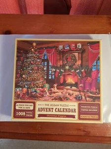 Advent Calendar 2024 Jigsaw Puzzles for Kids Gifts Christmas Puppies - Picture 1 of 5