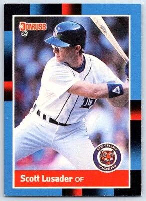 1988 Donruss Scott Lusader Rookie Detroit Tigers #615 - Image 1 of 2