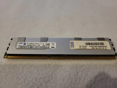 Samsung M393B5170EH1-CH9 4GB DDR3 PC3-10600R RDIMM Server RAM - Image 1 of 3
