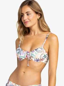Roxy Printed Beach Classics Underwired Bikini Top - Women's - Large / Ash Rose - Picture 1 of 7