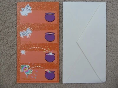 Hallmark Brillo Halloween Tarjeta de Felicitación Tie Dye Calderos Fantasmas NUEVO Foto 1 de 3