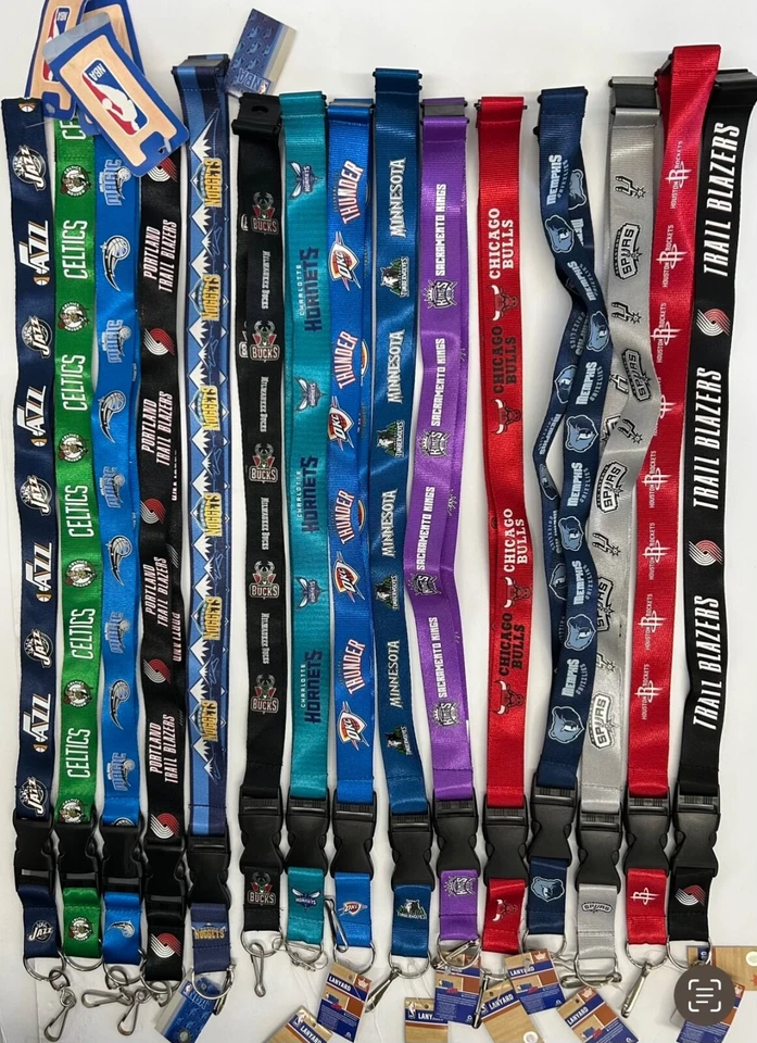 NBA Basketball Lanyard with Detachable Keychain - Image 1 of 1