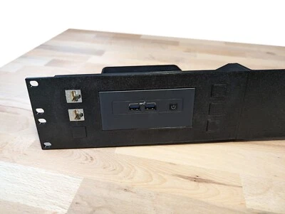 Montaggio su rack 19" per Intel NUC8 NUC10 NUC11 NUC12 NUC13 versione alta - Immagine 1 di 4