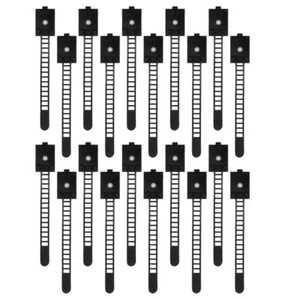 25 Pcs Kabelbinder Selbstklebende Kabelmanagement-Clips Kabelclips - Afbeelding 1 van 12