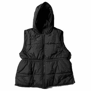 Gilet imbottito SHEIN Curve donna leggermente aderente con zip e cappuccio tasche taglia XXL - Foto 1 di 5