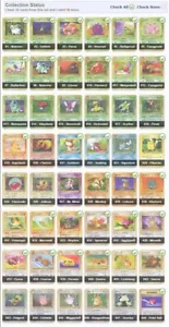 Juego de Cartas Pokémon Japonesas Colección Selva Común/Poco Común 30/48 Casi Nuevo/LP - Imagen 1 de 9