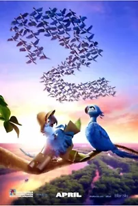 RIO 2 tolles Original 27x40 Filmposter - Bild 1 von 1