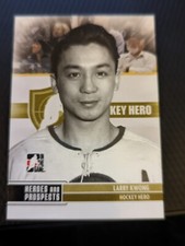 Larry Kwong 2009-10 Hockey Hero In the Game Heroes and Prospects Card #3 Rangers