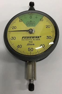 Mahr Federal P6I Group 2 Dial Indicator, 0-2.50mm Range, 0.01mm Graduation - Image 1 of 4