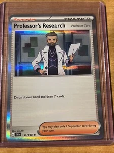 Holo seltene Professorforschung - 190/198 scharlachrot & violett Basisset Pokemon TCG - Bild 1 von 2