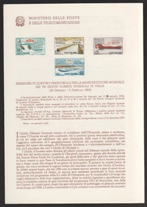 Italienische Post - Illustrative/Philatelistische Bulletins 50er und 60er Jahre - NICHT ÜBLICH - Bild 1 von 6