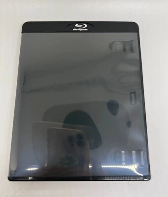 2 11mm Single Blu-Ray DVD Case w/Blu-Ray Silver Embossed Logo, Black,YH8-11MM - Image 1 of 2